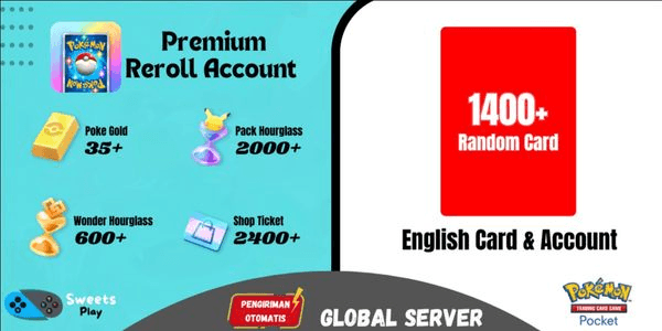 Gambar Product [GLOBAL] Pokemon TCG Pocket Premium Starter Reroll Account