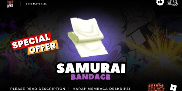 Gambar Product Samurai's Badge