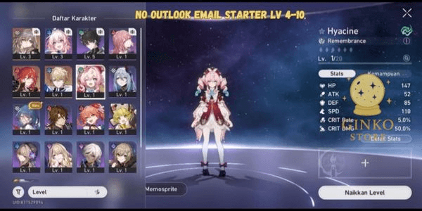 Gambar Product Asian Starter|| Hyachine And Random SSR TL 4-10