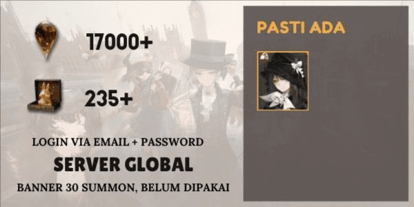 Gambar Product Reroll Account READY TO GACHA Reverse1999 - 5