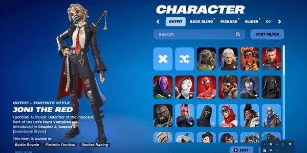 Gambar Product [EPIC] Blue Squire, TWVN, The Foundation, SNAP and ETC | Outfit 66 Pickaxes 69 Dance 41 Gliders 48 Check SS (FN701)