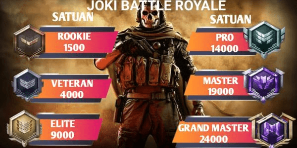 Gambar Product ELITE RANK BOOSTING PER TIER BATTLE ROYALE
