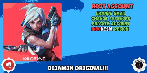 Gambar Product Akun Starter Valorant Unranked Lvl 20