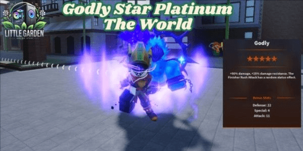 Gambar Product Godly Star Platinum The World Bonus Sanji / Reinhardt | A Universal Time