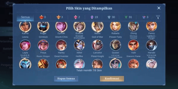 Gambar Product AKUN ADVANCE SERVER GG DAN MURAH MERIAH