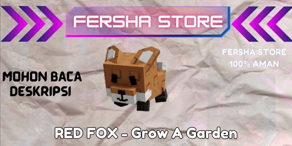 Gambar Product Red Fox - Grow A Garden