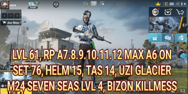 Gambar Product RP ON PUBG MOBILE ACCOUNT