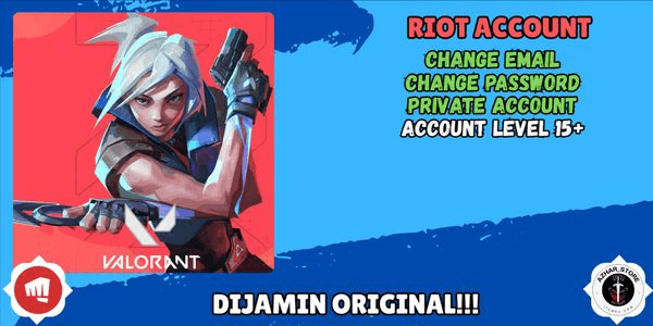 Gambar Product Akun Starter Valorant Unranked Lvl 15
