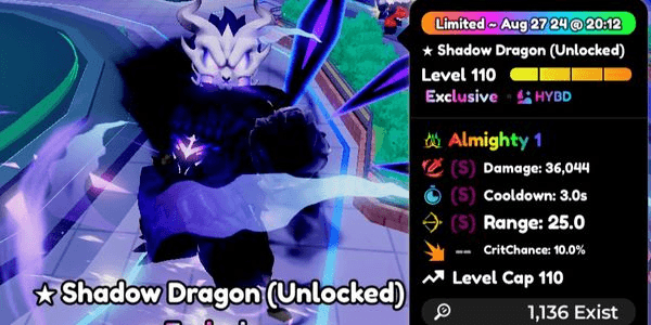 Gambar Product Shadow Dragon (Unlocked)/Kafka Evo Trait Almighty