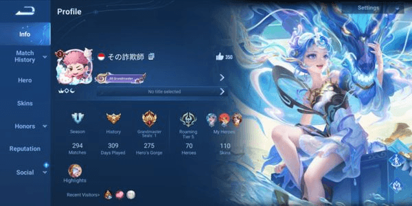 Gambar Product AKUN HOK BERSKIN LEGEND TERMURAH !!