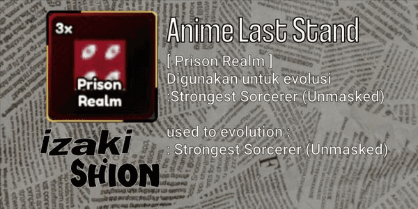 Gambar Product Prison realm -Anime last stand