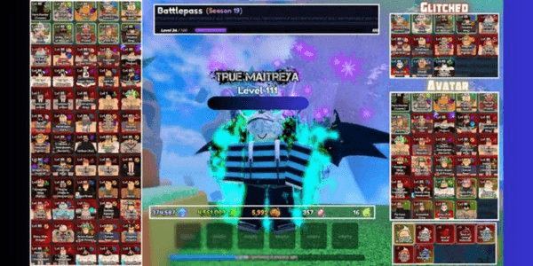 Gambar Product Anime Last Stand - 4 Godly Glitched + 6 Godly Avatar | 13 Glitched + 29 Avatar + 12 Overlord + 21 Full SSS Stat Units