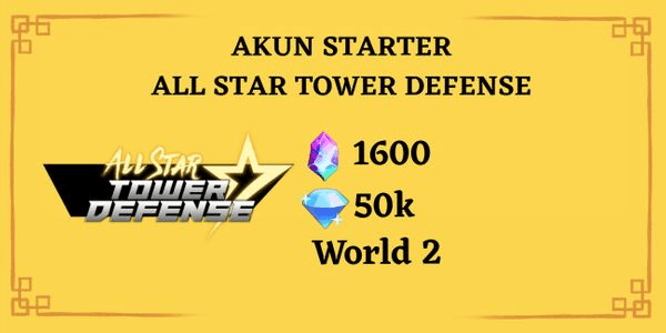 Gambar Product ALL STAR TOWER DEFENSE(ASTD) STARTER ACCOUNT LEVEL 100 + TRADE + WORLD 2