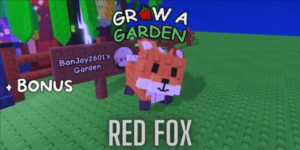 Gambar Product Red Fox Grow a Garden