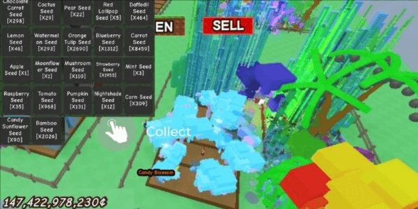 Gambar Product Account 7 Candy Blossom | In Inventory Many Pets, Fruits, Items, Seeds | Bonus 140++ Shekels + Shekels From Fruits | See Images and Description More