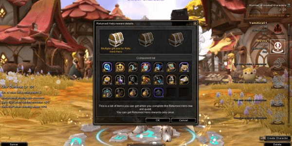 Gambar Product RETURNER ACCOUNT REWARD DARK AVENGER LVL MAX 99 | ALL ANCIENT ARMOR +15 | ALL ANCIENT ACC +12 | COSTUMES VERY CHEAP