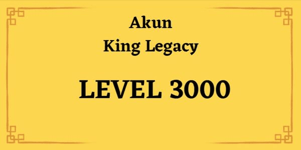 Gambar Product King Legacy Account - Level 3000