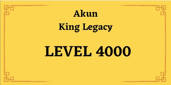 Gambar Product Account King Legacy - Level 4000
