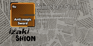 Anti-magic Sword -Anime last stand