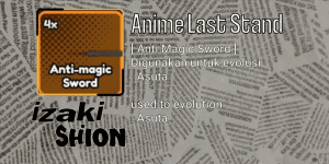 Anti-magic Sword - Anime last stand