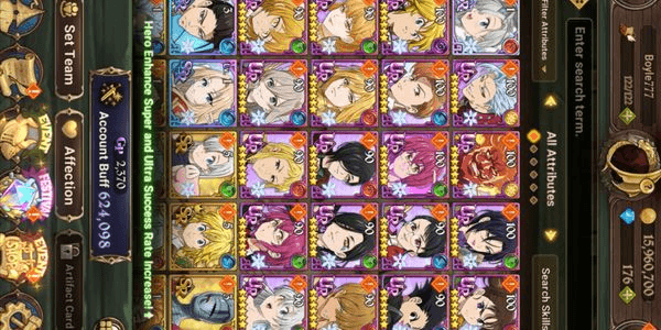 Gambar Product Cheap Seven Deadly Sins Account Part. 10