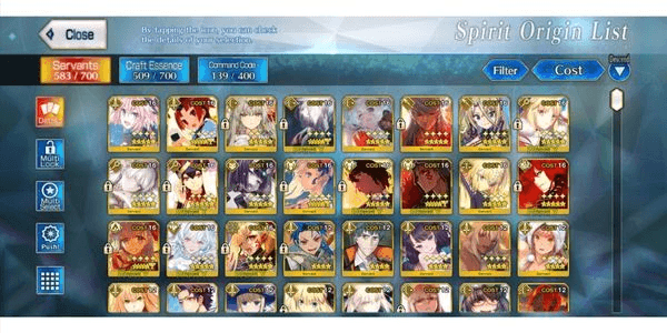 Gambar Product (NA) Fgo Account 20 SSR Wnp