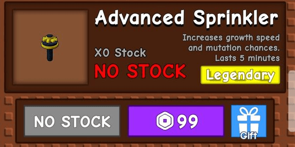 Gambar Product Advanced Sprinkler - Grow A Garden