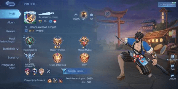 Gambar Product cheap mobile legends account