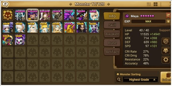Gambar Product #SW424: 27++ DAYS !! [ASIA] 4 LD Nat5 Maya, Herteit, Jaara, NEW Hyllus+kinki | ARENA F1, Best SPD +132 | Bjr5, Teshar, Ripley | 40 6*