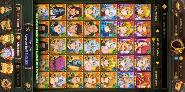 Gambar Product Cheap Seven Deadly Sin Account Part. 06