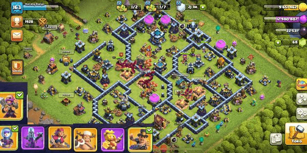 Gambar Product Town Hall 13 Max & Guaranteed