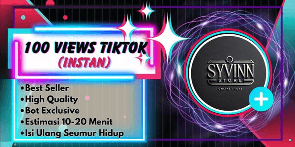 Gambar Product 100 Views Tiktok (Permanent)