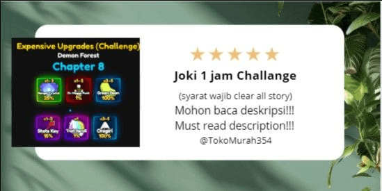 Gambar Product Joki 1 Hour Challenge