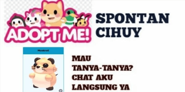 Gambar Product Muskart MEGA (NOPOT) PET - Adopt me