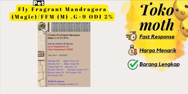 Gambar Product Fly Fragrant Mandragora (Magic)_FFM (M) .G+9 ODI 2%