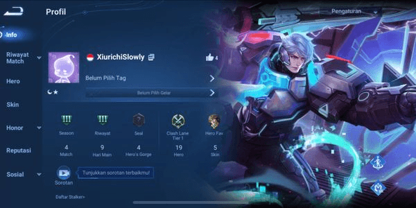Gambar Product HOK READY RANKED + ARTHUR SKIN + WORLD V