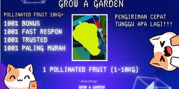 Gambar Product 1 Pollinated Fruit 1-10kg + BONUS | Grow A Garden
