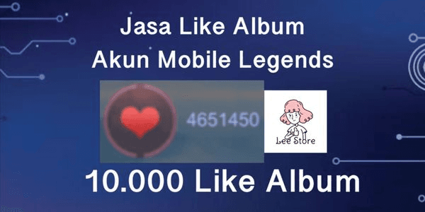 Gambar Product 10.000 like album mlbb