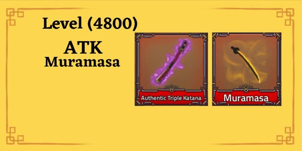 Gambar Product King Legacy Account - ATK MURAMASA