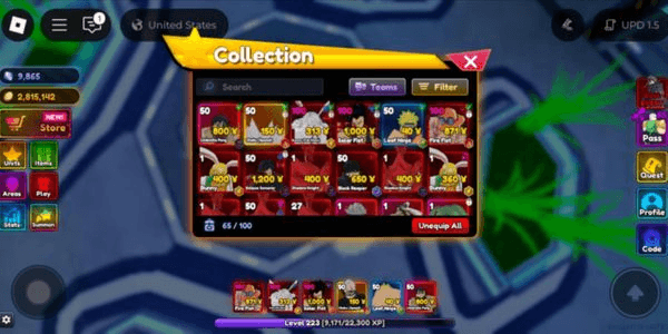 Gambar Product Akun Anime Rangers X (Sovereign Bunny + Shiny Gogeta)