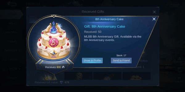 Gambar Product 8Th Anniversary Cake