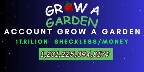 Akun Grow A Garden 1 Trilion Money | RBL