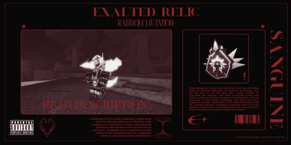 Gambar Product Exalted Relic - Fisch