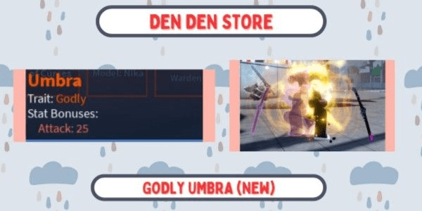 Gambar Product GODLY UMBRA (NEW) - A Universal Time + Bonus 5 Mythic Random Skin