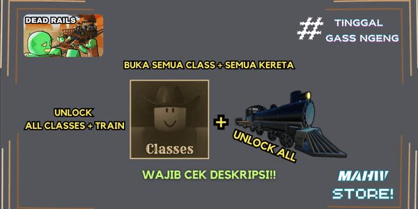 Gambar Product Joki Unlock All Classes + All Trains (Dead Rails)