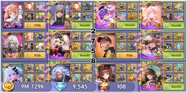 Gambar Product FLASH SALE GETRICH LEGENDARY MERIEL ACCOUNT
