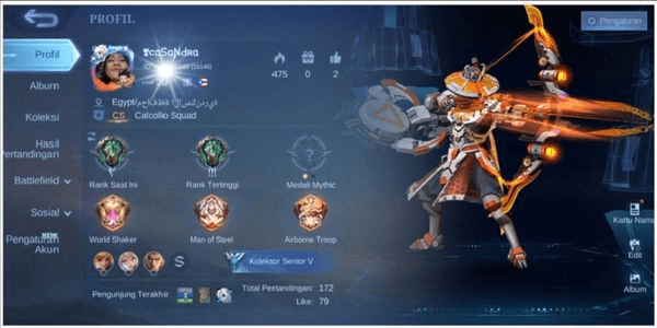 Gambar Product Akun smurf murah -YSS Collector,change Lunar fest, Yuzhong M5, Roger LuckyBox,