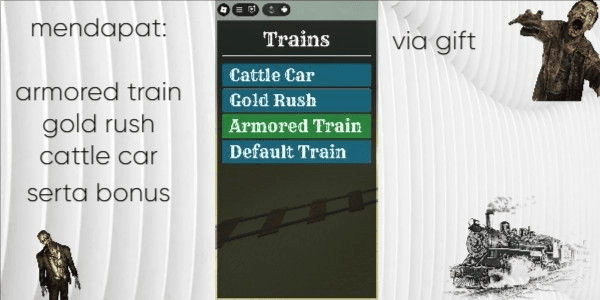 Gambar Product DEAD RAILS - ALL TRAINS (bonus) Via Gift