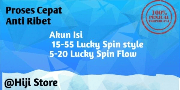 Gambar Product Account Balance 15-55 Lucky Spin Style and 5-20 Lucky Spin Flow