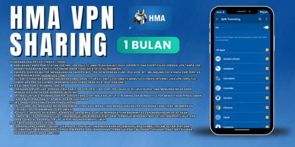 Gambar Product Sharing 1 Bulan 1 Perangkat
